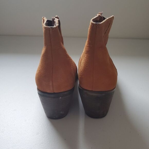 Lucky Brand Leather Ankle Boots Women's Size 7 - Picture 5 of 8